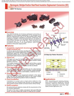 QR/P17-PCA-111(50) datasheet  